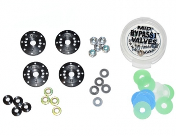 MIP Bypass1 Tapered Hi-Flow Piston Kit, 8-Hole x 1.2mm, 1/8th Scale