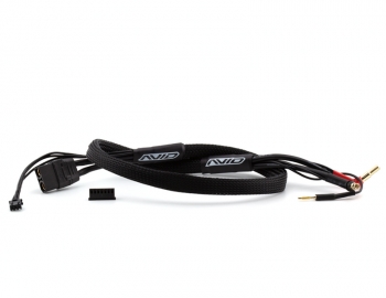 2S Charge Lead Cable XT90 to 4/5mm Bullet Connector (2') | Black