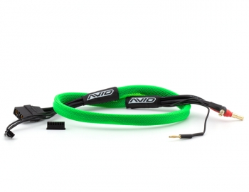 2S Charge Lead Cable XT90 to 4/5mm Bullet Connector (2') | Green