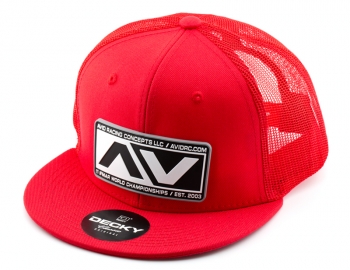 Avid Flat Bill Hat | AV | Red | One Size