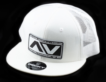 Avid Flat Bill Hat | AV | White | One Size