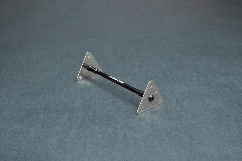 Koswork Steel Ride Height Gauge Set (25~27mm & 28~30mm, 1/10 SC Truck & 1/8 Buggy)
