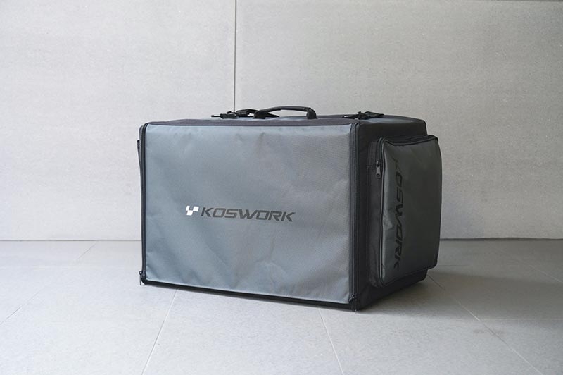 Koswork 1/8 Compact 3 Drawer Buggy/Onroad Car Bag (1/8, 1 Large & 2 Medium)