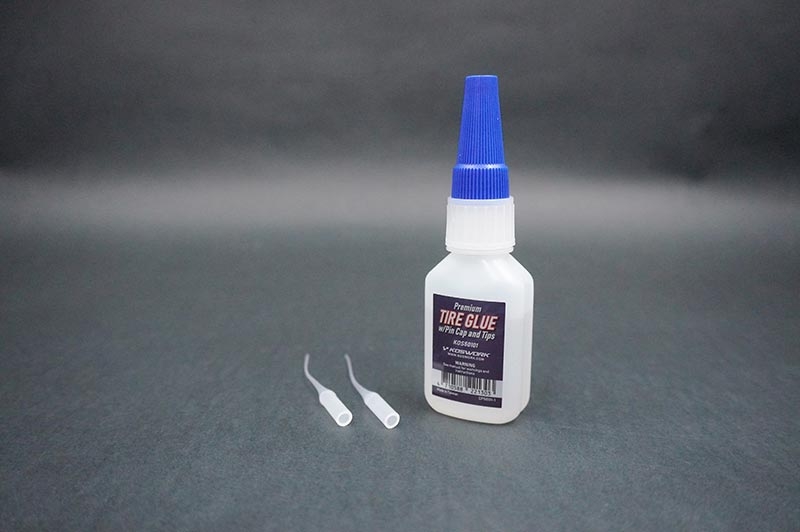 Koswork Tire Glue 20g w/Pin Cap and Tips