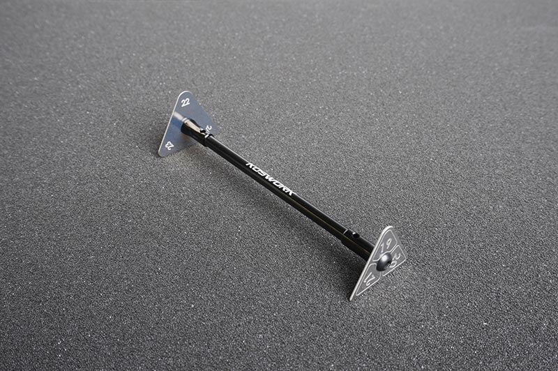 Koswork Steel Ride Height Gauge Set (19~21mm & 22~24mm, 1/10 & 1/8 Buggy)