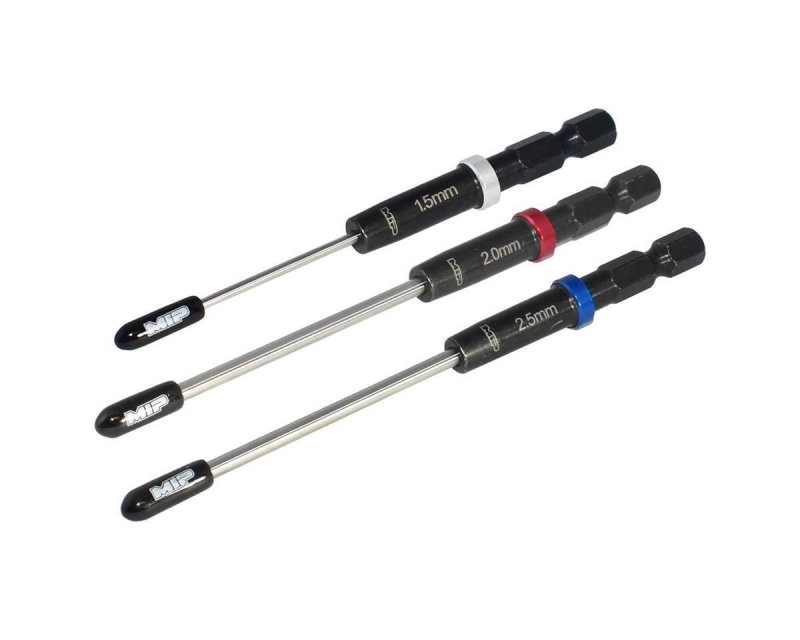 MIP Speed Tip  Hex Driver Wrench Set Gen 2, Metric (3), 1.5mm, 2.0mm, & 2.5mm