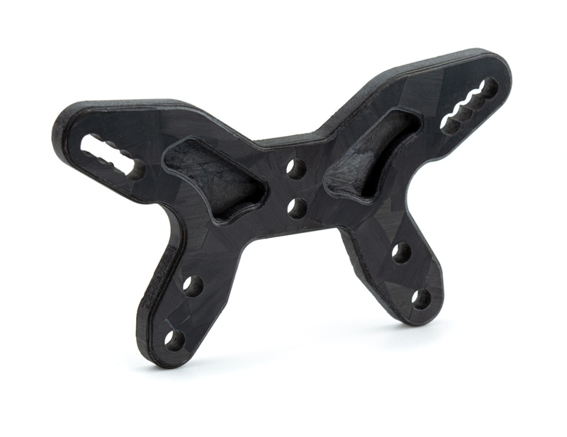 LD3 Forged Carbon Shock Tower | -4mm | Front