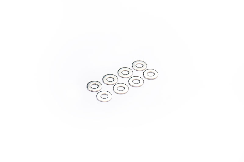 Koswork 2.6mm Piston Steel Washer / Shim Shiny (8) | 2.6x6x0.5mm