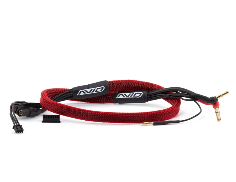 2S Charge Lead Cable XT90 to 4/5mm Bullet Connector (2') | Red
