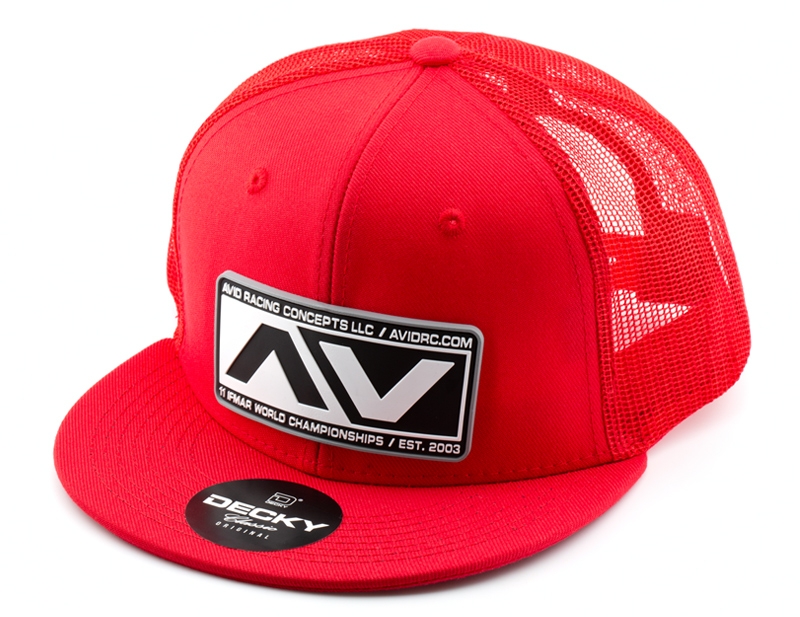 Avid Flat Bill Hat | AV | Red | One Size