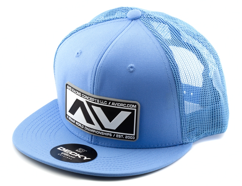 Avid Flat Bill Hat | AV | Baby Blue | One Size