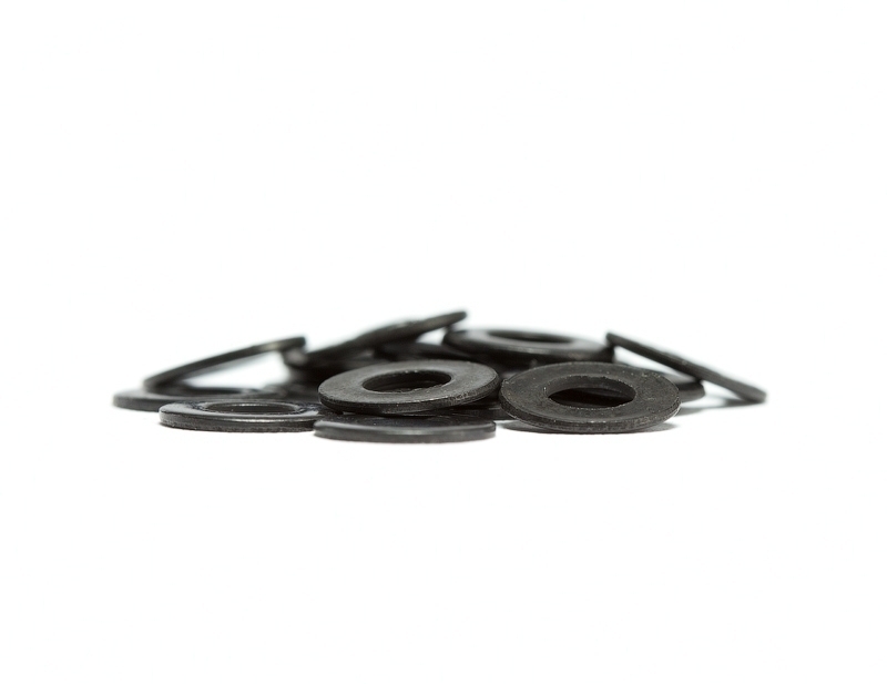M3 Flat Black SS Washer | 20 Pack