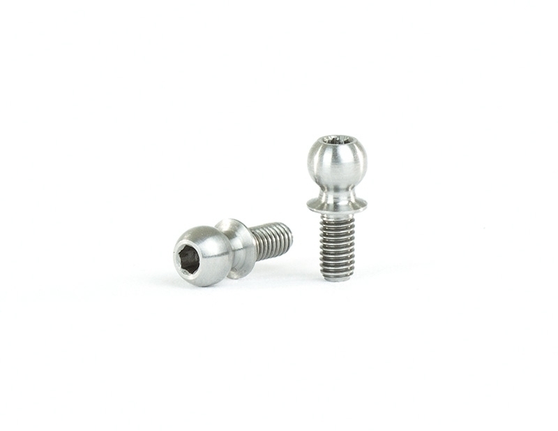 4.9x6mm Titanium Ball Stud | 2 pack