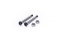 Koswork RC10 Front Outer 32.7mm Hardened Hinge Pin w/locknuts (2) 2WD/4WD Team Associated